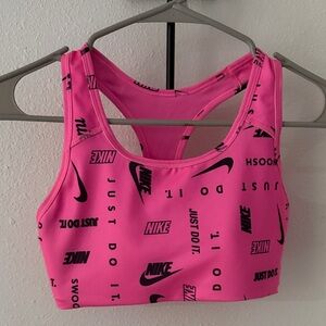 Nike Vibrant Pink Sports Bra